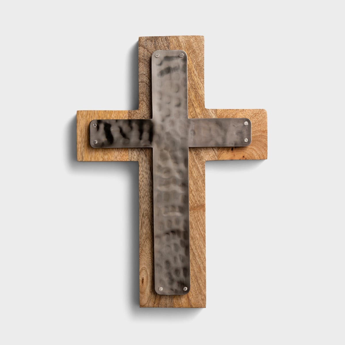 Be Still - Wood and Metal Wall Cross