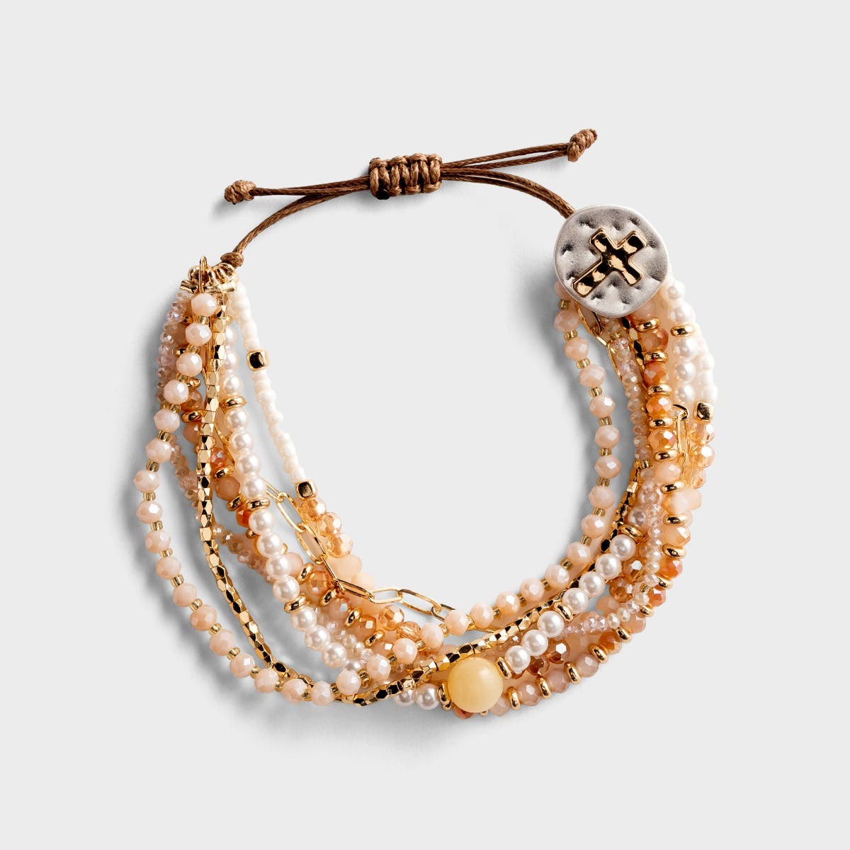 Your Journey Prayer Bracelet - Champagne