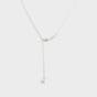 Dainty Wing - Silver Necklace