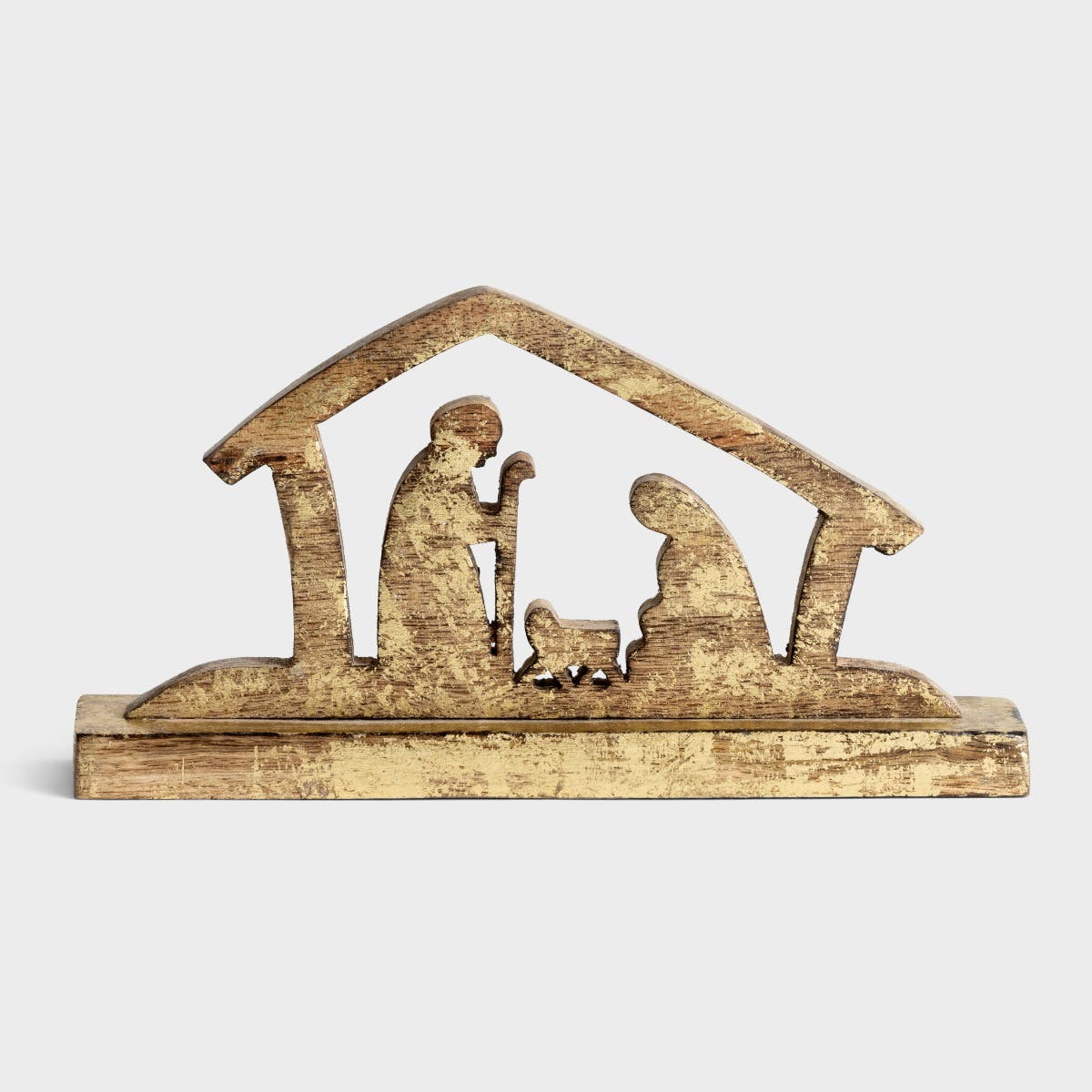 Demdaco - Small Wooden Holy Family Figure