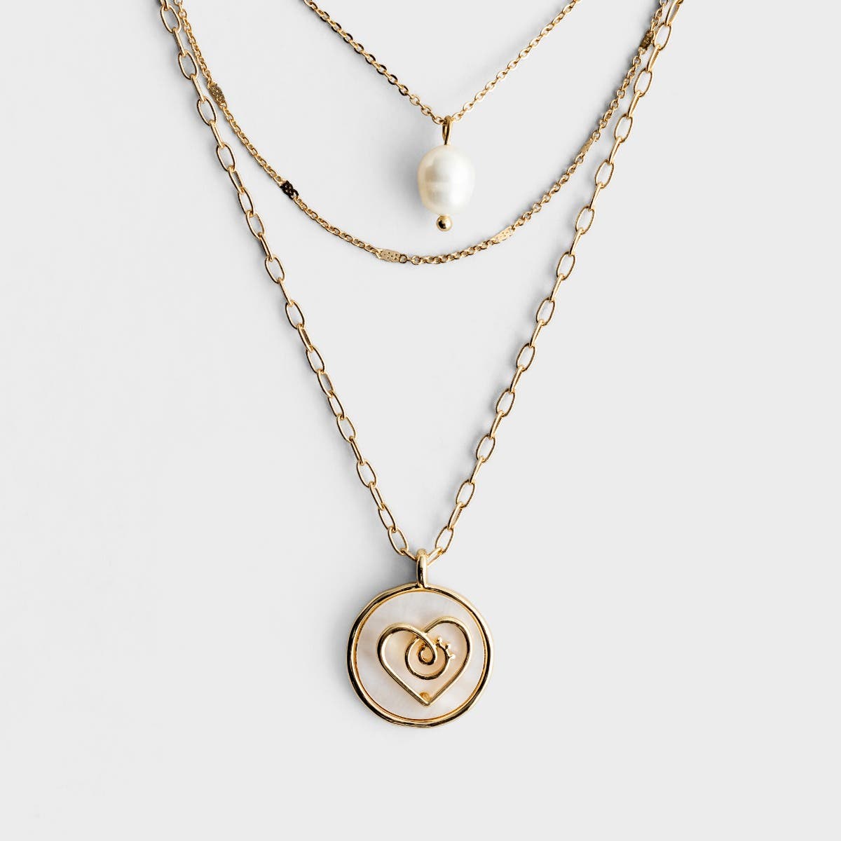 Demdaco - Grateful Heart - Gold Necklace