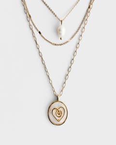 Demdaco - Grateful Heart - Gold Necklace