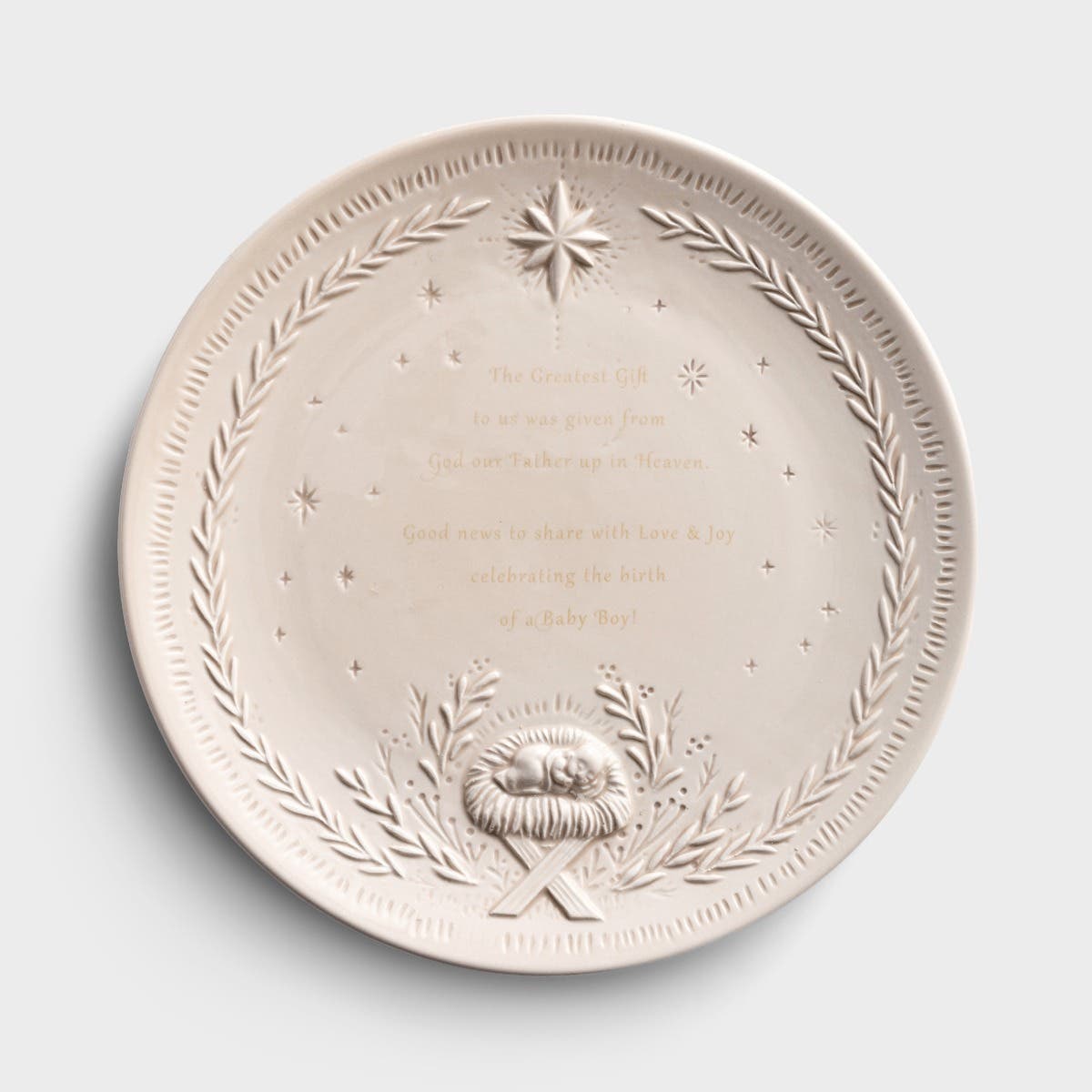 Demdaco - Christmas Journey Giving Plate