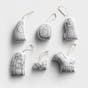 Demdaco - Plush Nativity Color Me Ornaments - Set of 6
