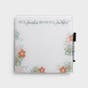 Clairmont & Co. - She Is Fearless - Floral Glass Tumbler + Dry Erase Gift Set