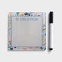 Clairmont & Co. - Be Still 4x4 Glass Dry Erase Desk Tile