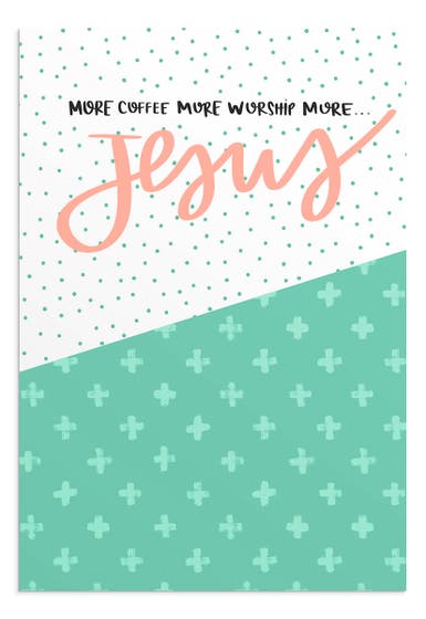 Shanna Noel - More Jesus - 1 Greeting Card