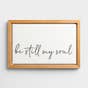 Be Still My Soul - Carved Framed Wall Art