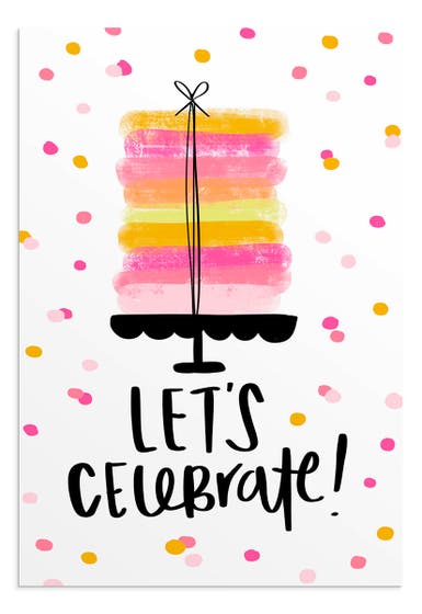 Shanna Noel - Let's Celebrate - 1 Greeting Card 