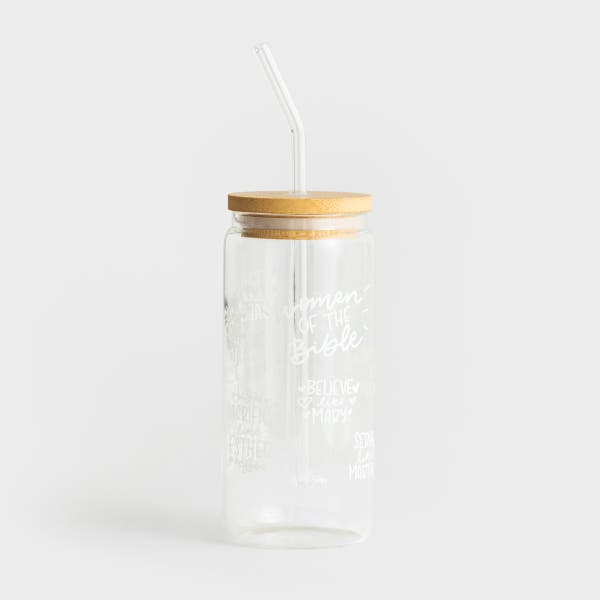 Elly and Grace - Women of the Bible - Glass Tumbler