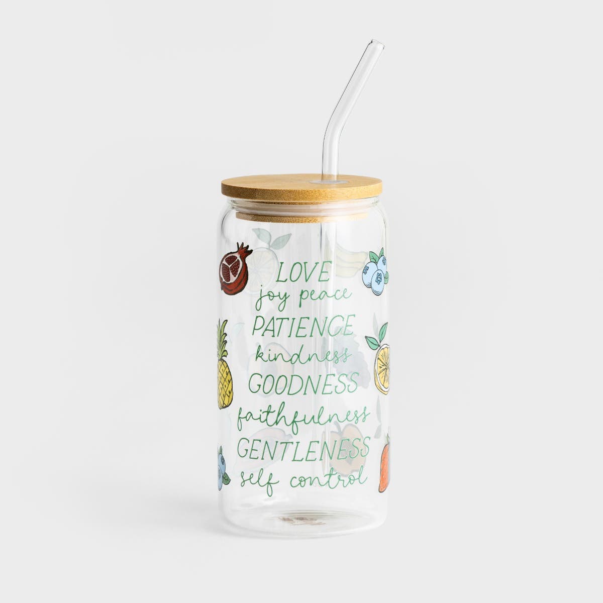 Clairmont & Co. - Fruit of the Spirit - 16oz Glass Tumbler 