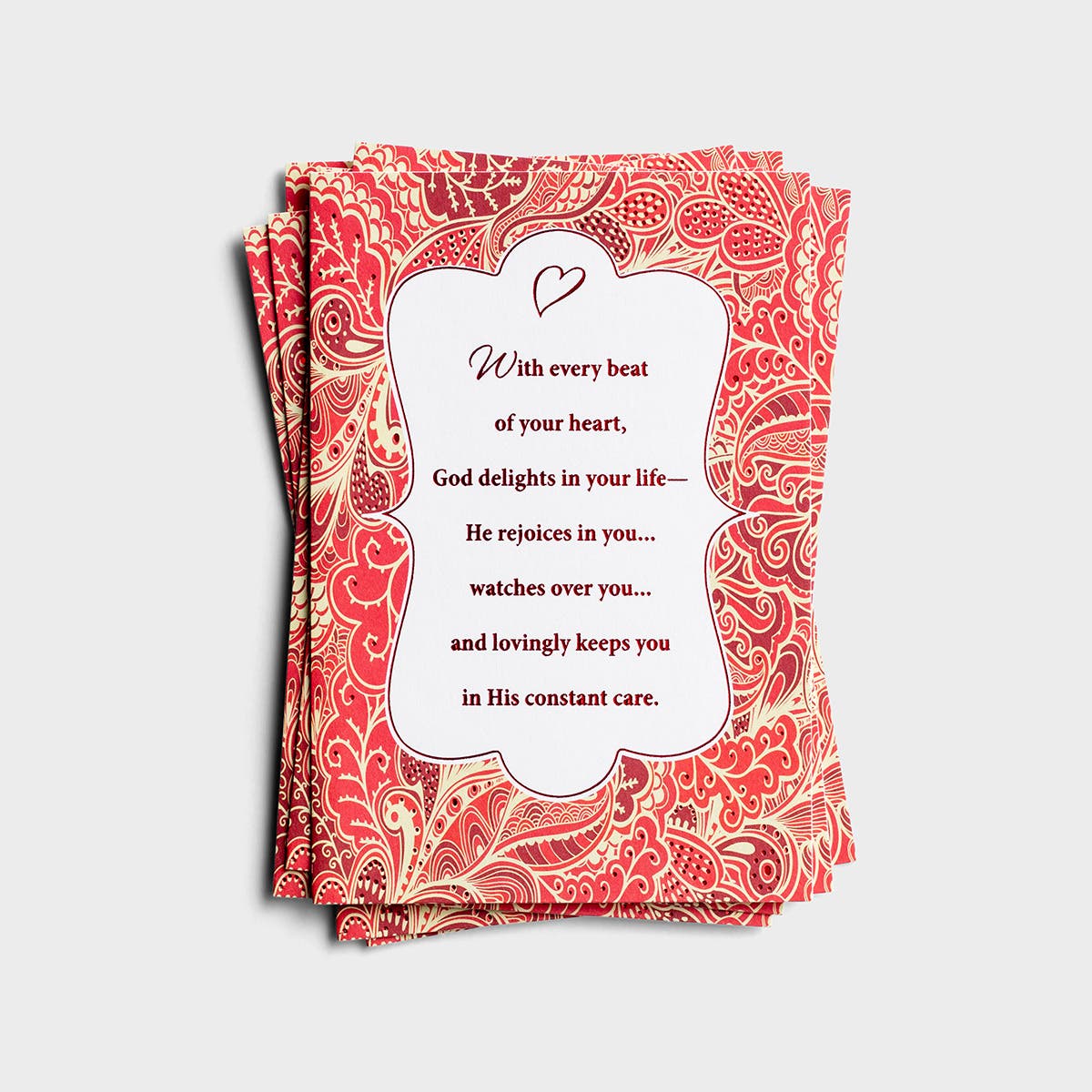Valentine's Day - With Every Beat of Your Heart - 6 Note Cards