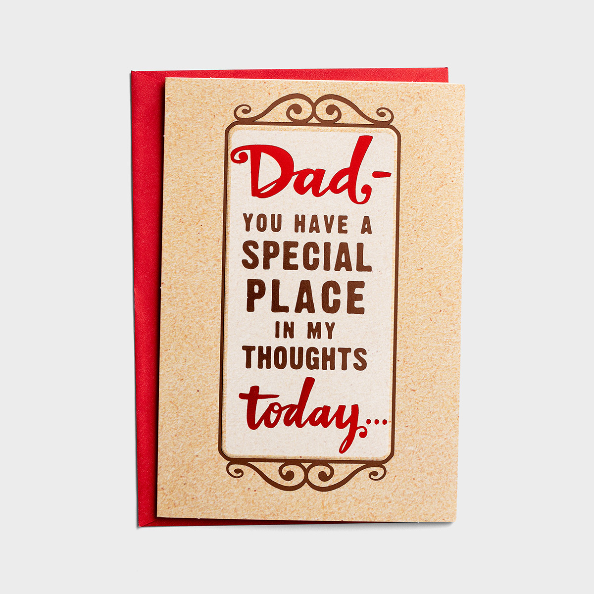 Valentine's Day - Dad - A Special Place in My Thoughts - 1 Greeting Card, KJV