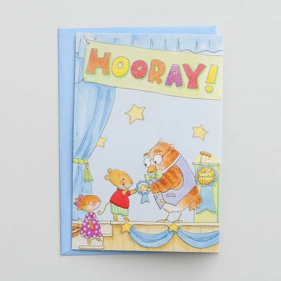 Graduation - Child - Hooray - 1 Premium Card