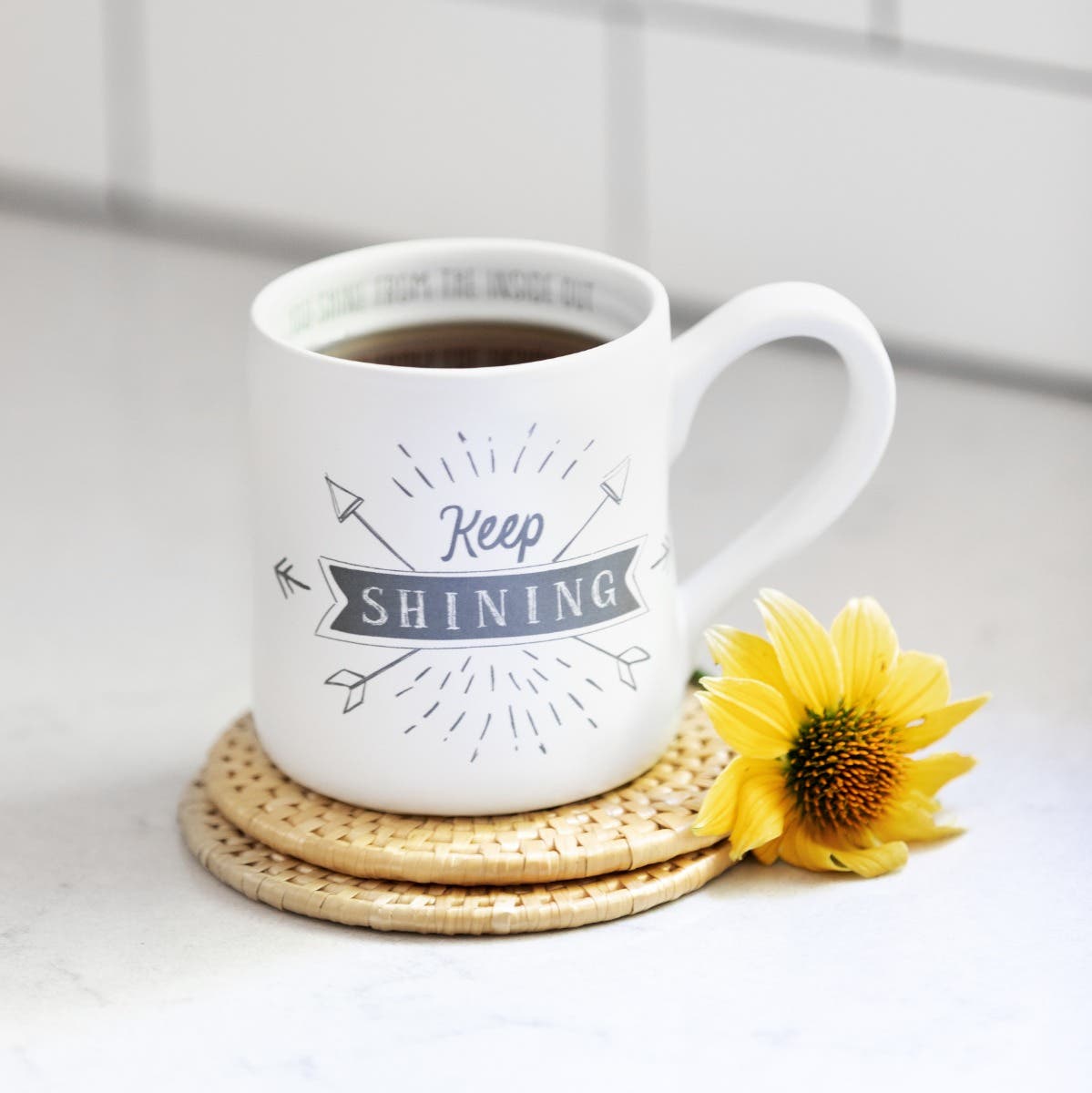 Dayspring - His & Hers - Hand-Thrown Mug Set, White