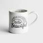 Hello Beautiful - Hand-Thrown Mug