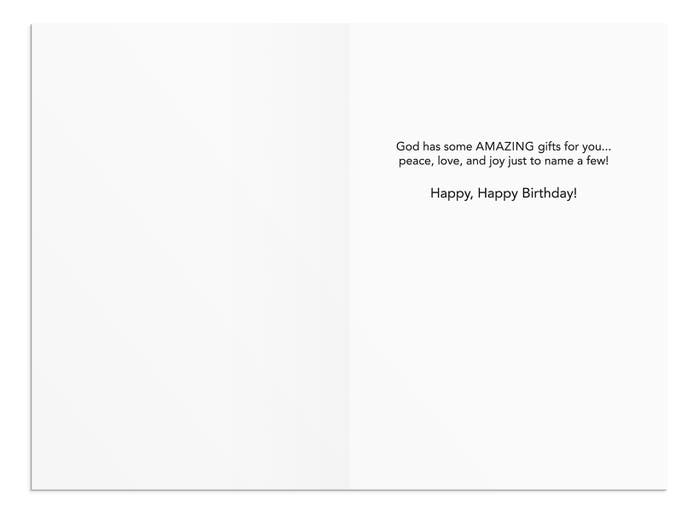 Birthday - Bible Letters - 12 Boxed Cards