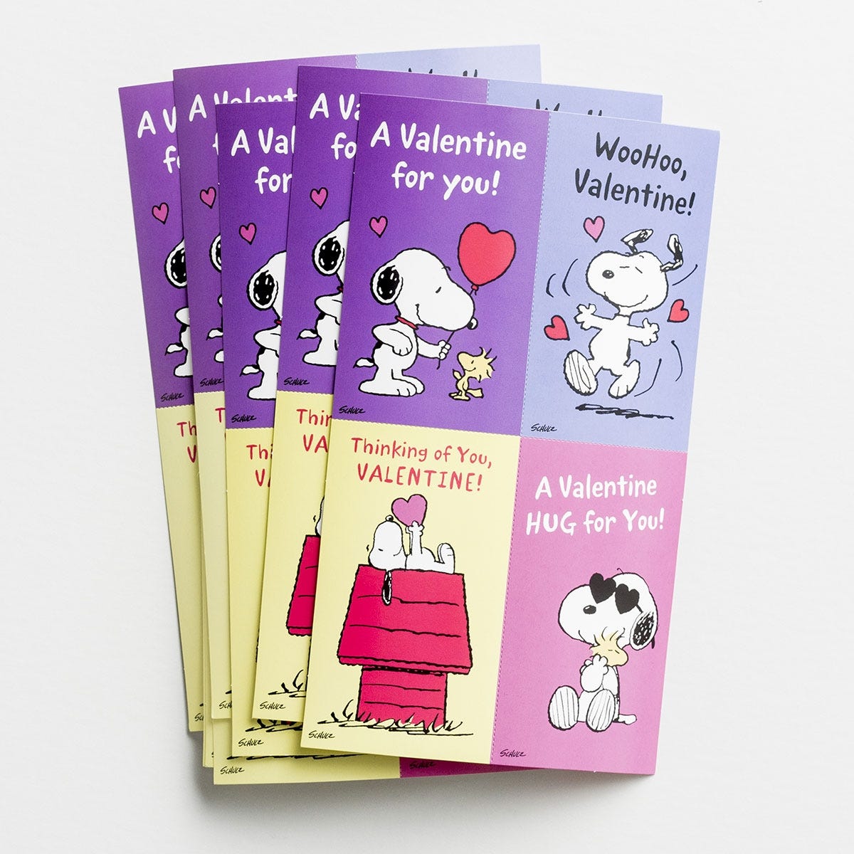 Peanuts - Children's Valentines - Love, Sweet, Hugs - 32 Boxed Cards