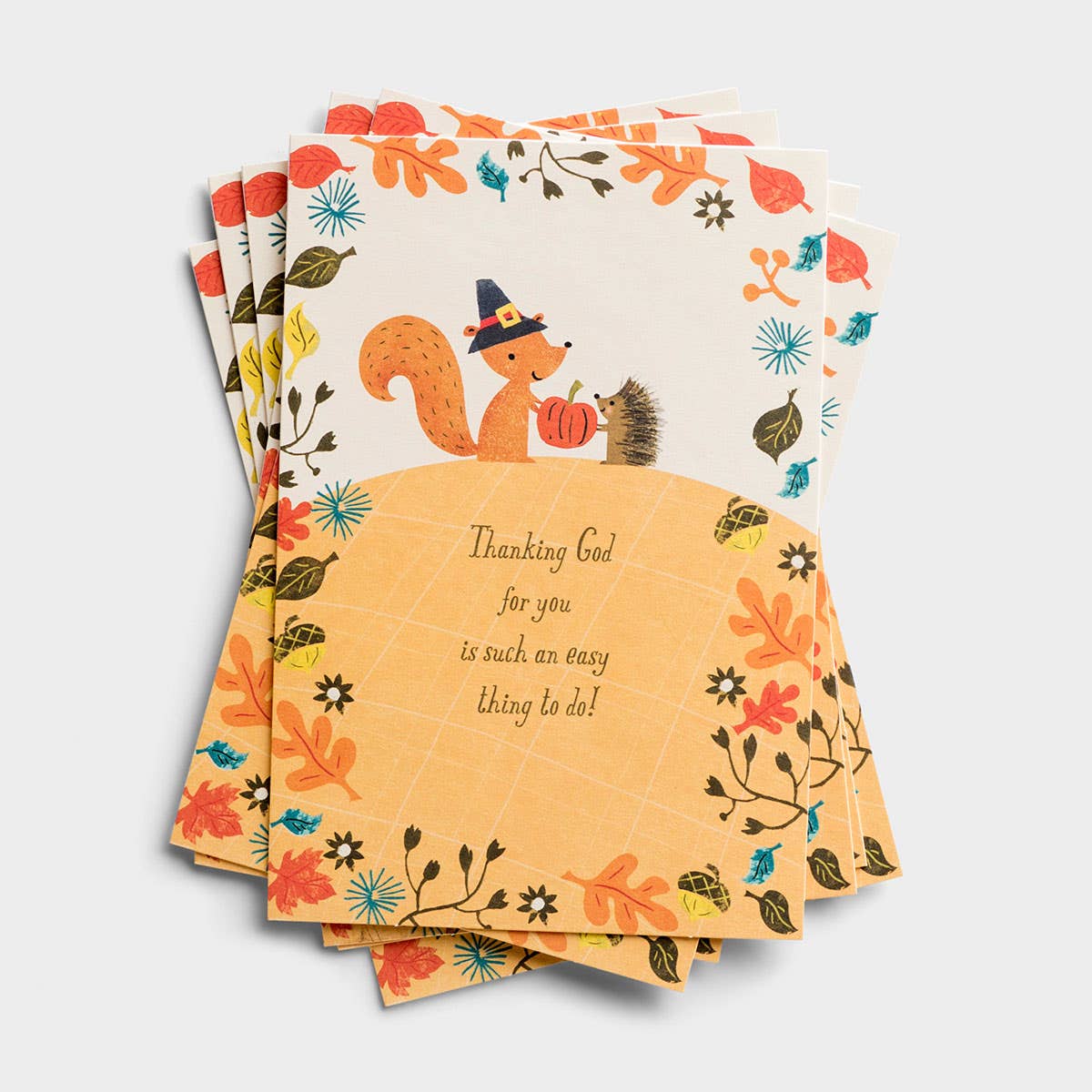 Send Christian Thanksgiving blessings to family and friends with these inspirational note cards from DaySpring.