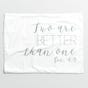 Two Are Better Than One - Standard Sized Pillow Case Set