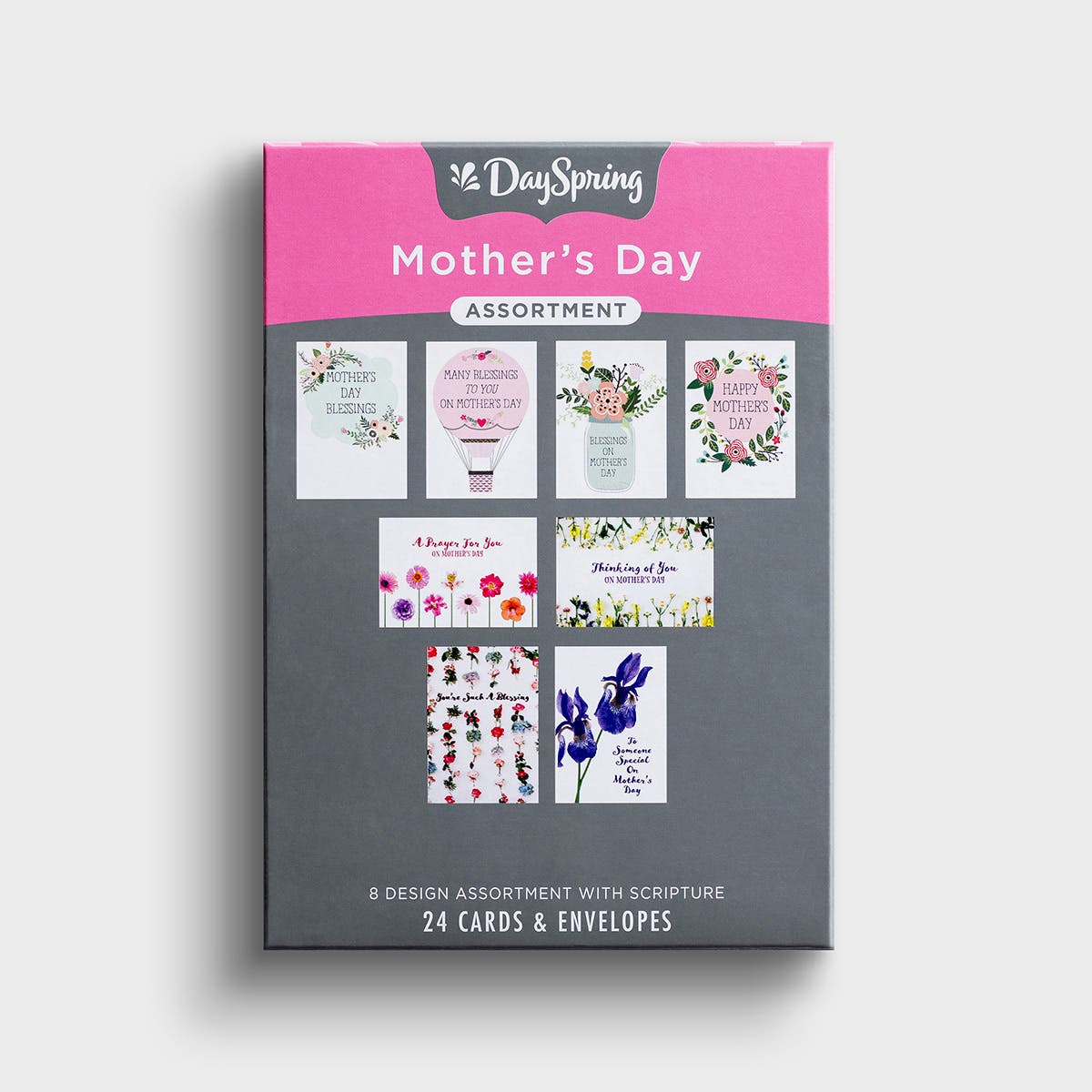 Mother's Day Assortment - 24 Boxed Cards and Envelopes
