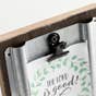 The Lord Is Good - Small Wood & Metal Photo Clipboard
