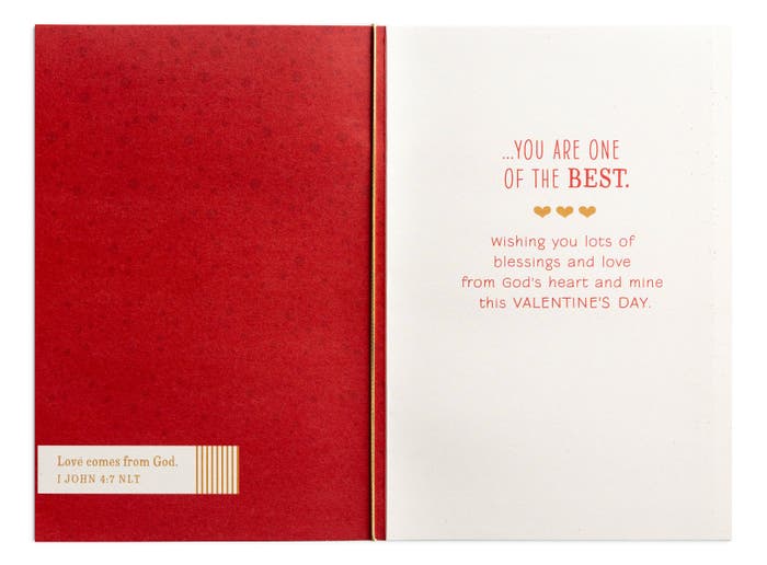 Valentine's Day - For Anyone - The Ways God Shows His Love - 1 Greeting Card