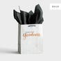 Simple Goodness - Medium Gift Bag with Tissue Paper - 130 Bags - Bulk Discount