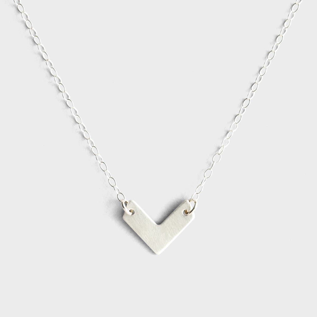 The Vintage Pearl - Strong And Courageous - Sterling Silver Necklace