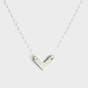 The Vintage Pearl - Strong And Courageous - Sterling Silver Necklace