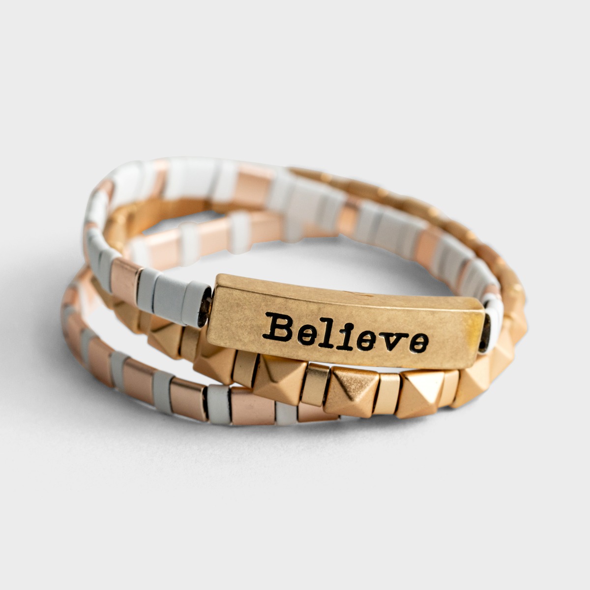 Believe - Bracelets - Set Of 3