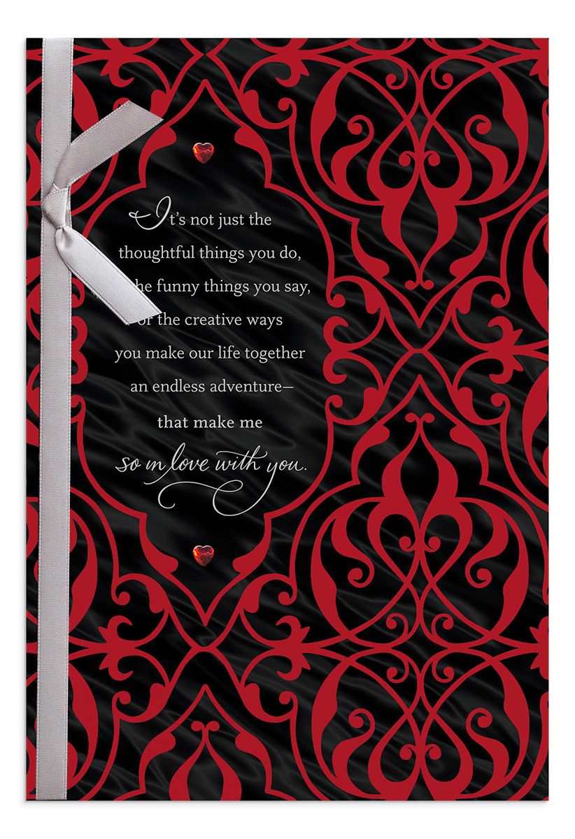 Valentine's Day - So in Love with You - 1 Greeting Card