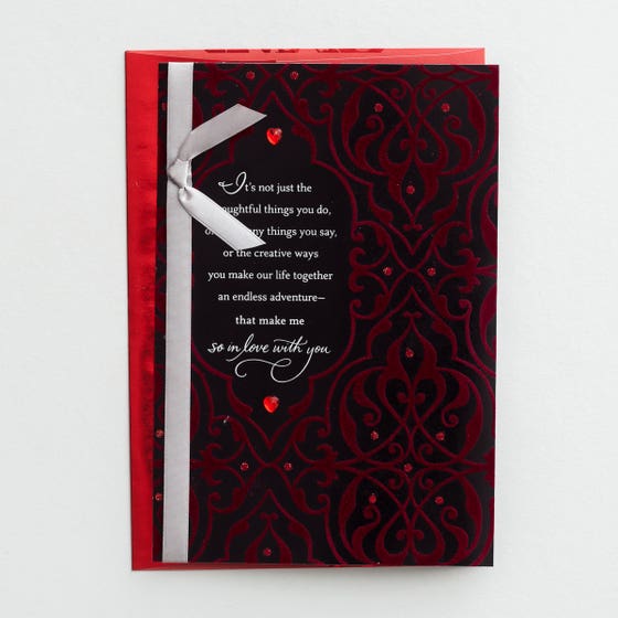 Valentine's Day - So in Love with You - 1 Greeting Card