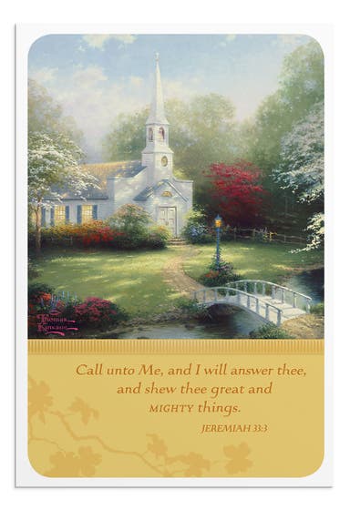 Thomas Kinkade - Encouragement - 12 Boxed Cards, KJV
