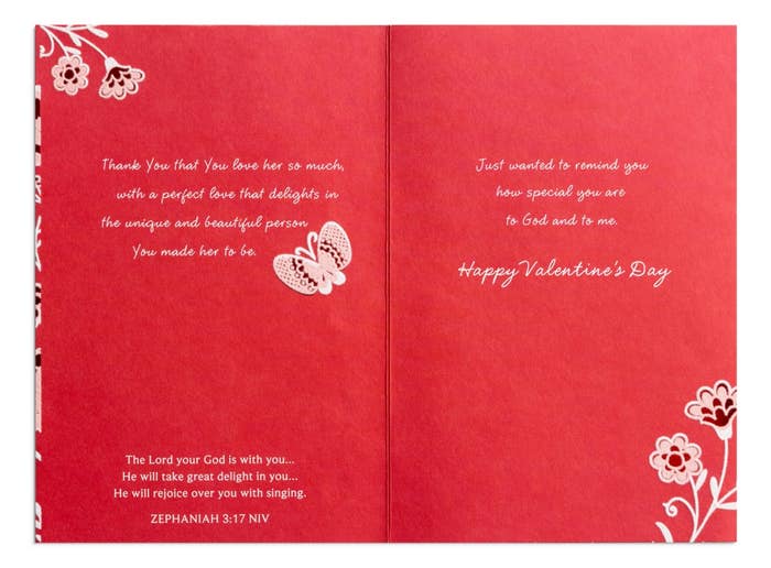 Valentine's Day - Friend - A Sweet Prayer for Her - 1 Greeting Card