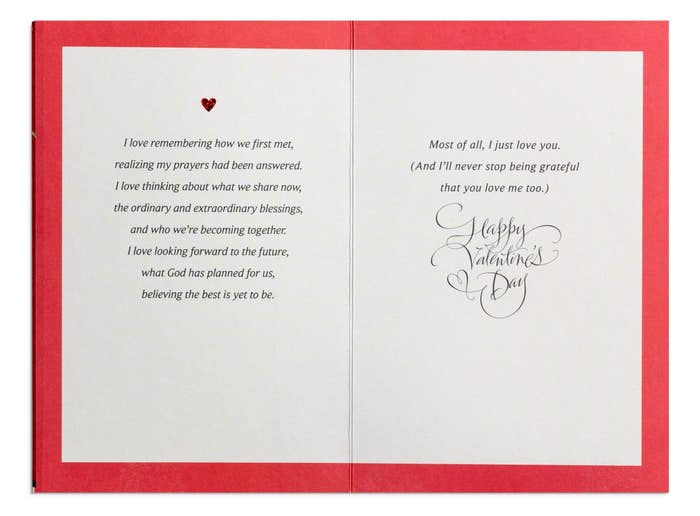Valentine's Day - Husband - Filled With Joy - 1 Greeting Card