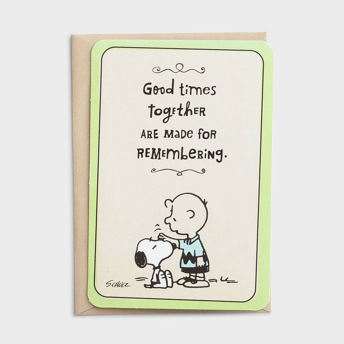 Peanuts - Encouragement - Loss of Pet - 1 Premium Card