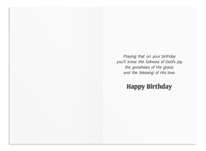 Birthday - Blessed Is the Man - 12 Boxed Cards