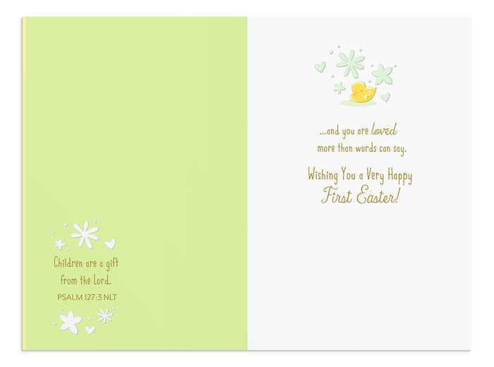 Easter - Baby - First Easter - 1 Greeting Card