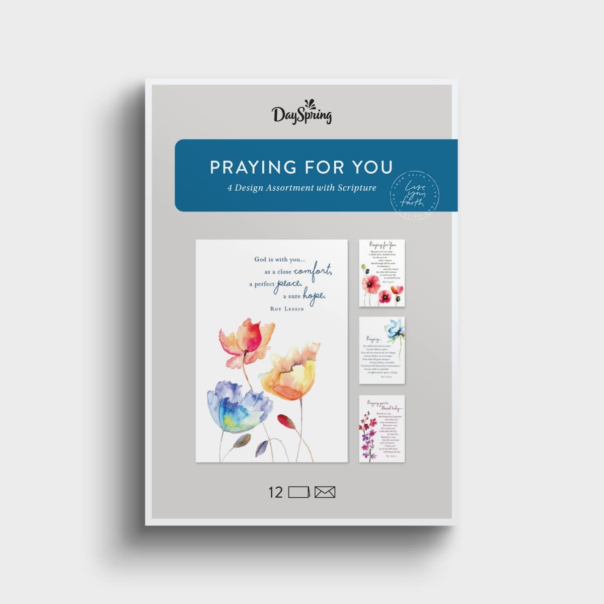 Roy Lessin - Praying for You - Meet Me in the Meadow - 12 Boxed Cards and Envelopes, KJV