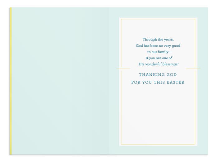 Easter - Grandson - Love Continues Forever - 1 Greeting Card