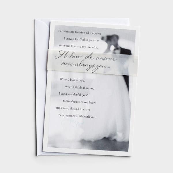 Wedding - For Your Spouse - 1 Greeting Card
