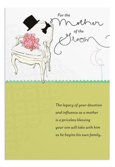 Wedding - Mother Of The Groom - 1 Greeting Card