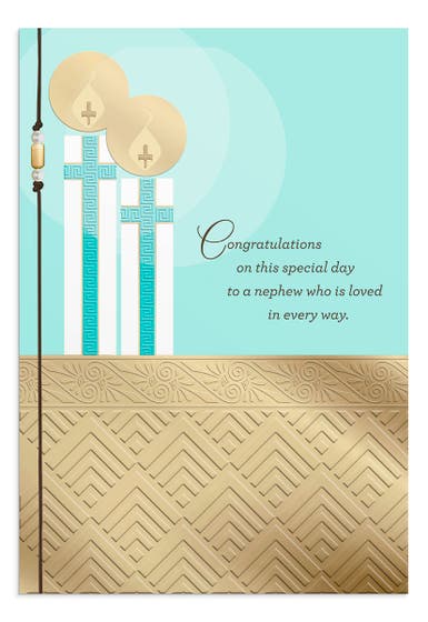 Communion - Nephew - Special Day - 1 Greeting Card