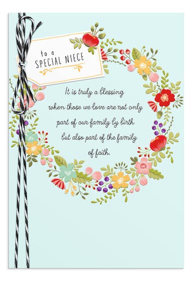 Confirmation - Niece - 1 Premium Card