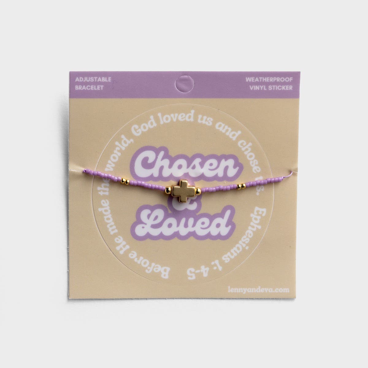 Lenny & Eva - Chosen & Loved- Bracelet and Sticker Set