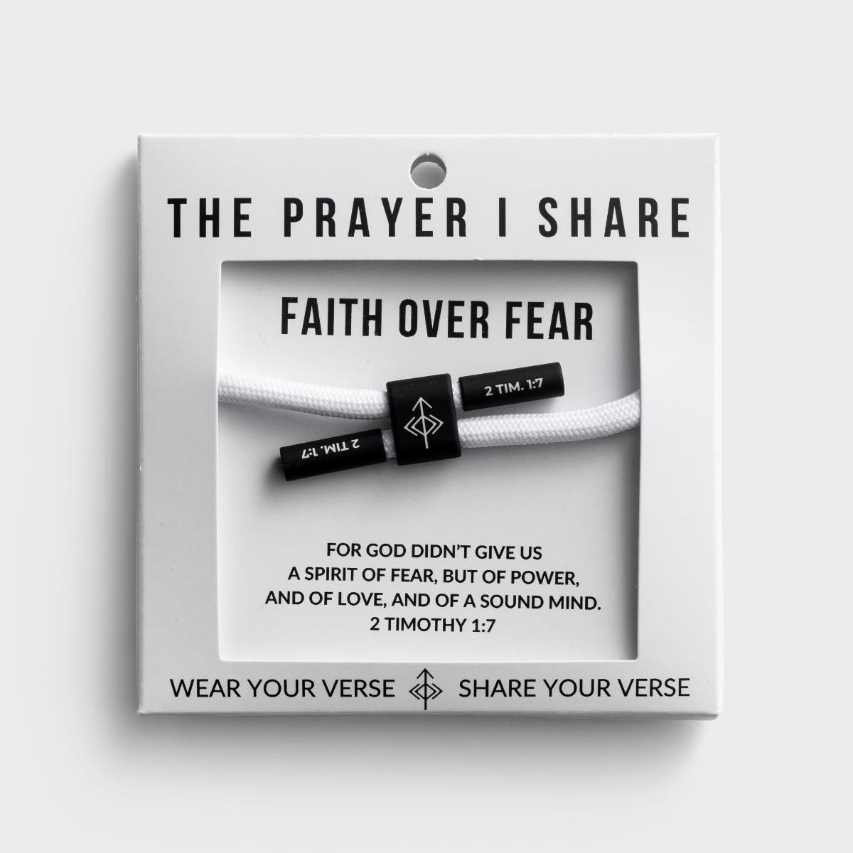 The Prayer I Share - Faith Over Fear Bracelet