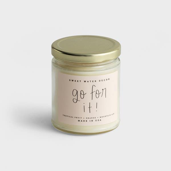 Go For It - Tropical Fruit + Orange + Mountain Air - Soy Candle