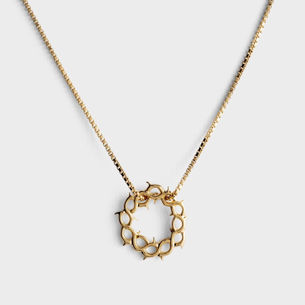 Rizen - Crown of Thorns Necklace - Gold Vermeil