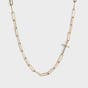 Rizen - Chain Breaker Cross Gold Necklace